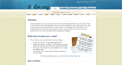 Desktop Screenshot of ifidie.org