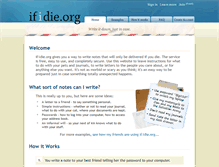 Tablet Screenshot of ifidie.org